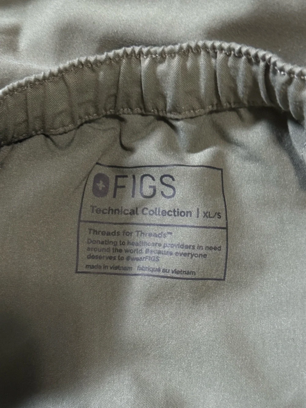 Figs Mens Pisco Straight-Leg Scrub Pant Moss Size XL Short